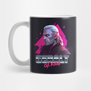 Geralt of Rivia - 80s style aesthetic Mug